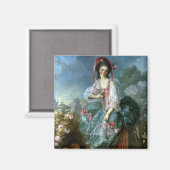 Aimant Portrait de Mademoiselle Guimard comme Terpsichore (Recto/Verso)