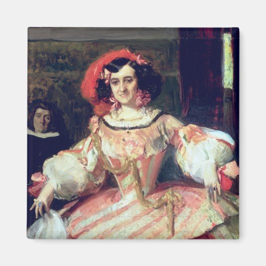 Aimant Portrait de Maria Guerrero (Devant)