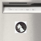 Aimant Portrait de Medallion (In Situ (Lave-vaisselle))