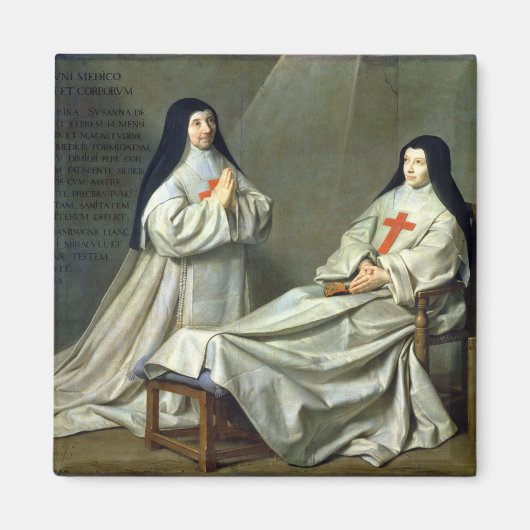 Aimant Portrait de Mère Catherine-Agnes (Devant)