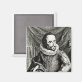 Aimant Portrait de Miguel de Cervantes Saavedra (Recto/Verso)