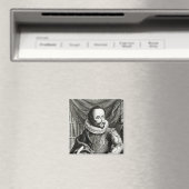 Aimant Portrait de Miguel de Cervantes Saavedra (In Situ (Lave-vaisselle))