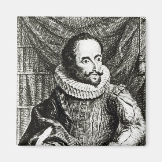 Aimant Portrait de Miguel de Cervantes Saavedra (Devant)