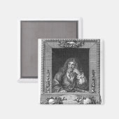Aimant Portrait de Molière (Recto/Verso)