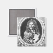 Aimant Portrait de Molière (Recto/Verso)