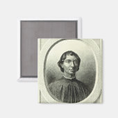Aimant Portrait de Niccolo Machiavelli (Recto/Verso)