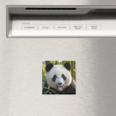 Aimant Portrait de Panda Souriant (In Situ (Lave-vaisselle))