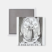 Aimant Portrait de Paracelsus (Recto/Verso)