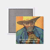 Aimant Portrait de Patience Escalier par Vincent van Gogh (Recto/Verso)