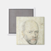 Aimant Portrait de Saint Vincent de Paul (Recto/Verso)