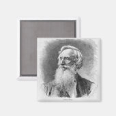 Aimant Portrait de Samuel Morse (Recto/Verso)