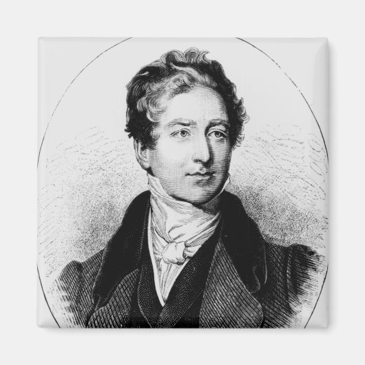 Aimant Portrait de Sir Robert Peel (Devant)