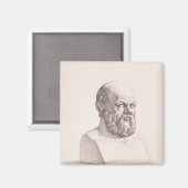 Aimant Portrait de Socrates (Recto/Verso)