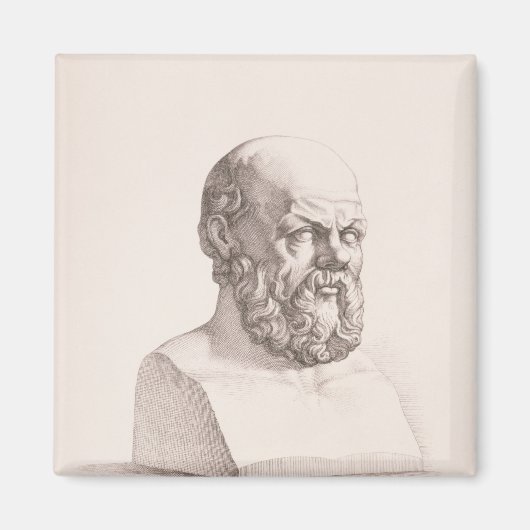 Aimant Portrait de Socrates (Devant)