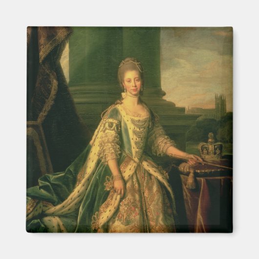 Aimant Portrait de Sophie Charlotte (Devant)