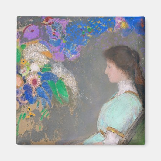 Aimant Portrait de Violette Heymann, Redon (Devant)