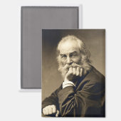 Aimant Portrait de Walt Whitman (1869) (Recto/Verso)