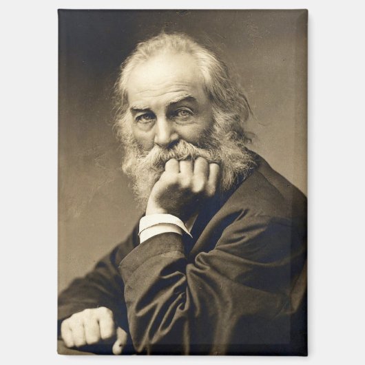 Aimant Portrait de Walt Whitman (1869) (Recto)