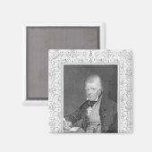 Aimant Portrait de Walter Scott (Recto/Verso)