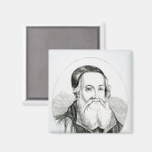 Aimant Portrait de William Grindal (Recto/Verso)