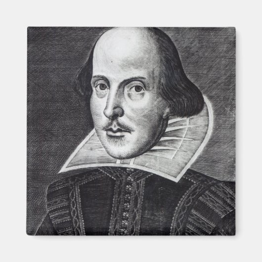 Aimant Portrait de William Shakespeare (Devant)