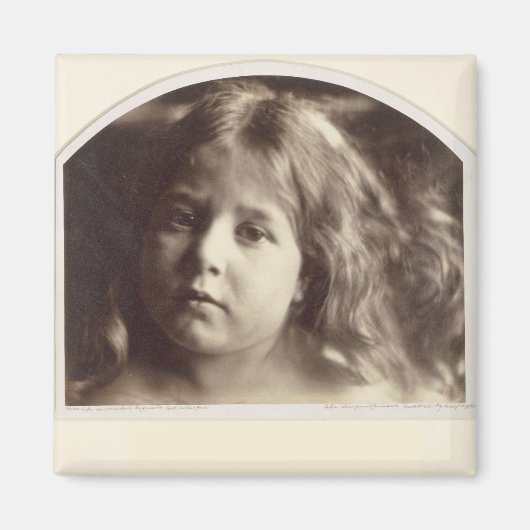 Aimant Portrait de Young Girl (Devant)