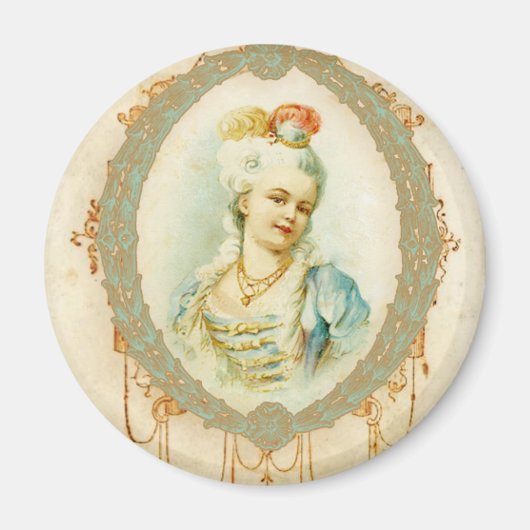 Aimant Portrait de Young Marie Antoinette (Devant)