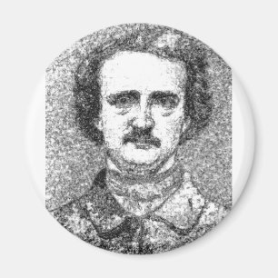Aimant Portrait d'Edgar Allan Poe