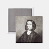 Aimant Portrait d'Elizabeth Cromwell (Recto/Verso)
