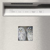 Aimant Portrait des chouettes (In Situ (Lave-vaisselle))