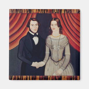 Aimant Portrait des jeunes mariés