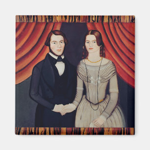 Aimant Portrait des nouveaux mariés