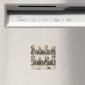 Aimant Portrait des rédacteurs en chef et des rédacteurs, (In Situ (Lave-vaisselle))