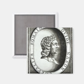 Aimant Portrait d'Ovid (Recto/Verso)