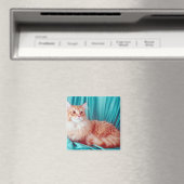 Aimant Portrait du chat (In Situ (Lave-vaisselle))
