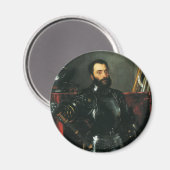 Aimant Portrait du duc d'Urbino par Titien (Recto/Verso)