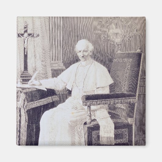 Aimant Portrait du Pape Léon XIII (Devant)