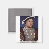 Aimant Portrait Du Roi Henri Viii D'Angleterre (Recto/Verso)