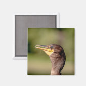 Aimant Portrait d'un Cormorant (Recto/Verso)