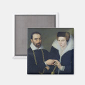 Aimant Portrait d'un couple (Recto/Verso)