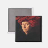 Aimant 'Portrait d'un homme' (Recto/Verso)