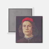 Aimant Portrait d'un jeune homme (Recto/Verso)