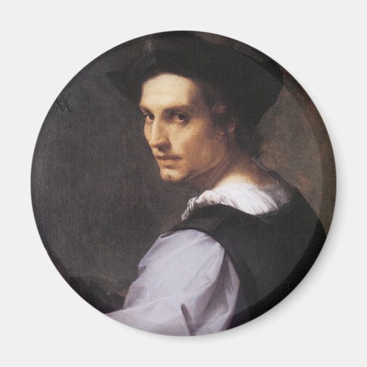 Aimant Portrait d'un jeune homme (Devant)