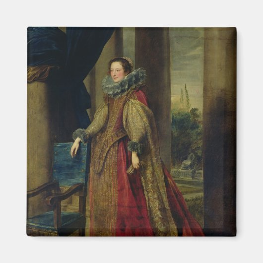 Aimant Portrait d'une dame (Devant)