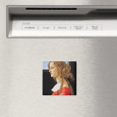 Aimant Portrait d'une dame, Sandro Botticelli (In Situ (Lave-vaisselle))