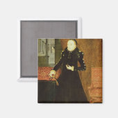 Aimant Portrait d'une dame, thought to be Katherine, Duch (Recto/Verso)