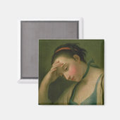 Aimant Portrait d'une femme 2 (Recto/Verso)