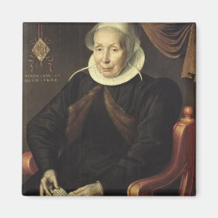 Aimant Portrait d'une femme âgée, 1603