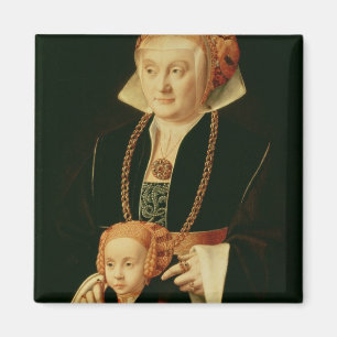 Aimant Portrait d'une femme avec sa fille