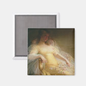 Aimant Portrait d'une femme (oil on canvas) (Recto/Verso)